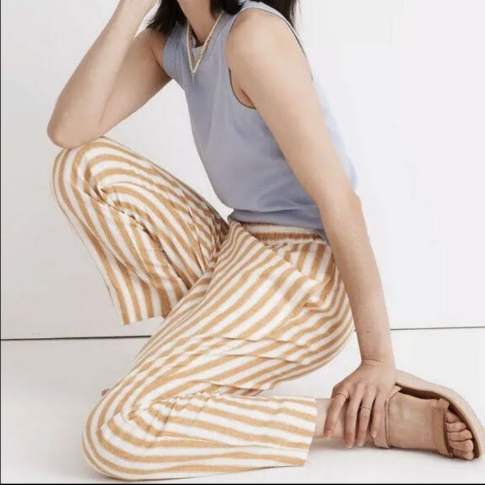 Madewell cropped linen pants